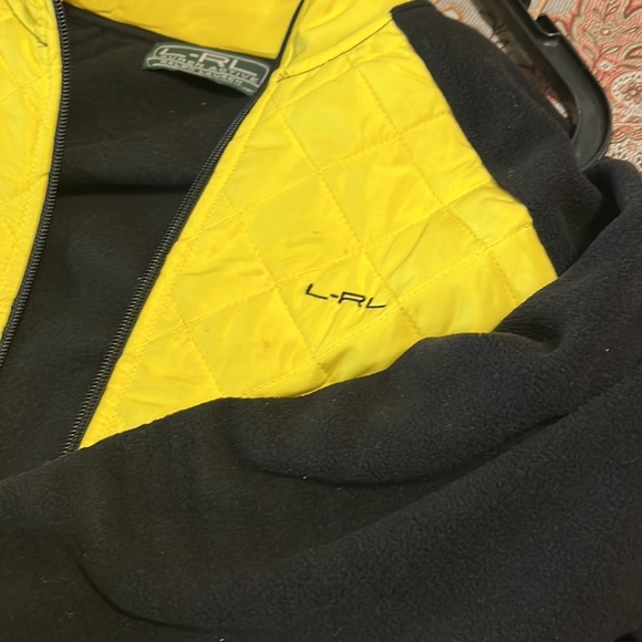 Ralph Lauren Bright yellow and black Fleece excellent condition size M - Picture 4 of 5